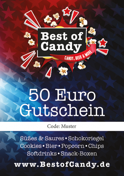 BestofCandy Gutschein 50 Euro
